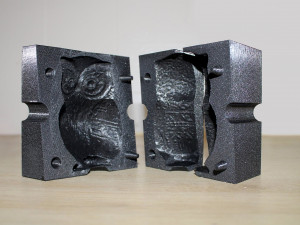 OWL CANDLE MOLD Model Cetak 3D
