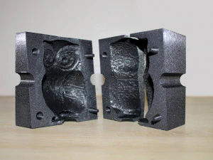 OWL CANDLE MOLD 3D Print Model