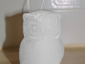 OWL CANDLE MOLD 3D Print Model