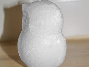 OWL CANDLE MOLD Model Cetak 3D