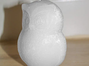 OWL CANDLE MOLD 3D Print Model