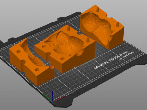 OWL CANDLE MOLD Model Cetak 3D