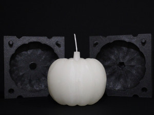 PUMPKIN CANDLE MOLD 3D-printmodel