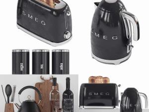 Inzameling keukenapparatuur 1 3D Model