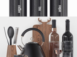 Kitchen appliance collection 1 Modello 3D