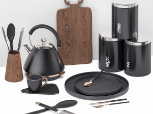 Kitchen appliance collection 1 Modello 3D
