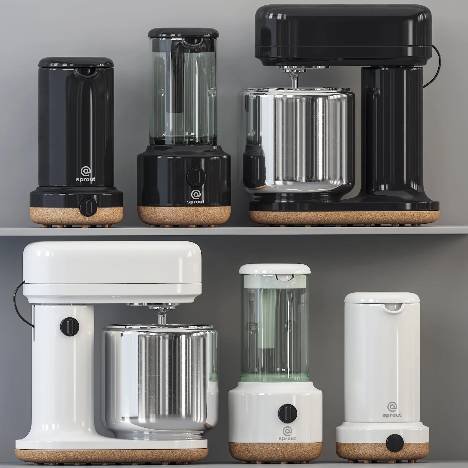 Sprout appliance 3D Model .c4d .max .obj .3ds .fbx .stl .blend