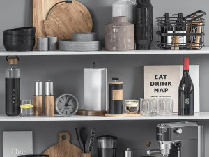 Accesorios de cocina 01 Modelo 3D