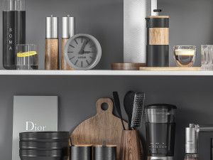 Kitchen accessories 01 3D 모델