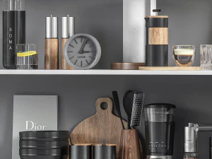 Kitchen accessories 01 3D Model