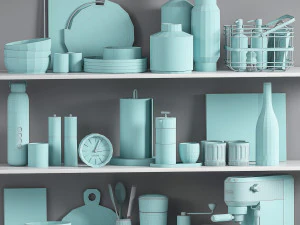 Kitchen accessories 01 3D Model