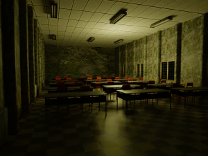 Scary School 3D Model