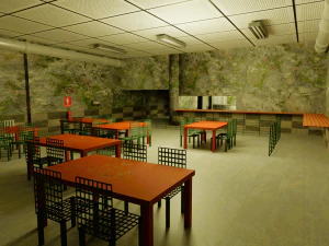 Scary School 3D Model