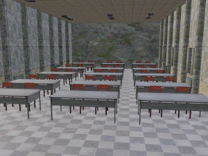 Scary School 3D Model