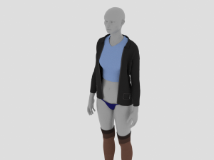Womens Dress - Female Outfit Clothes 3D Модель