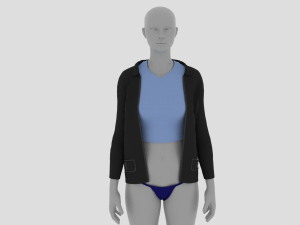 Womens Dress - Female Outfit Clothes 3D Модель