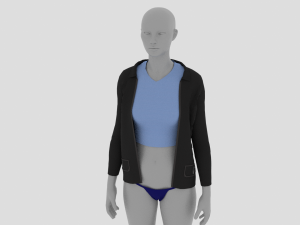 Womens Dress - Female Outfit Clothes 3D Модель