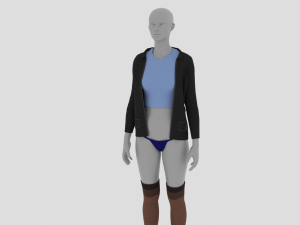 Womens Dress - Female Outfit Clothes 3D Модель