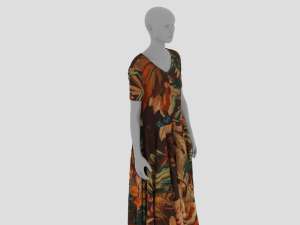 Womens Dress - Female Outfit Clothes Modelo 3D