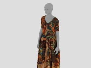 Womens Dress - Female Outfit Clothes Modelo 3D