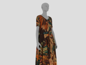 Womens Dress - Female Outfit Clothes Modelo 3D