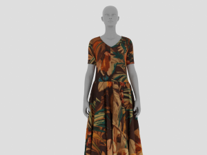 Womens Dress - Female Outfit Clothes Modelo 3D