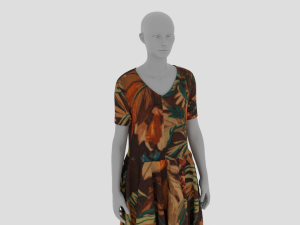 Womens Dress - Female Outfit Clothes Modelo 3D