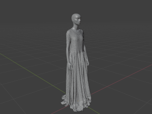 Womens Dress - Female Outfit Clothes Modelo 3D