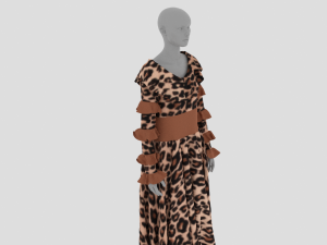 Womens Dress - Female Outfit Clothes 3D Model
