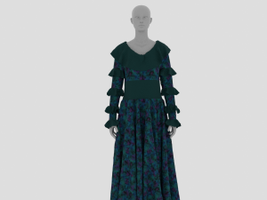 Womens Dress - Female Outfit Clothes 3D Model