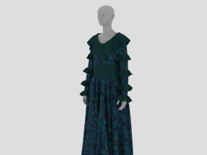 Womens Dress - Female Outfit Clothes 3D Модель