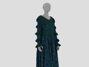 Vestido Feminino - Roupas Femininas Modelo 3D