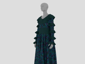 Vestido Feminino - Roupas Femininas Modelo 3D