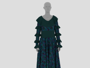 Womens Dress - Female Outfit Clothes 3D Модель
