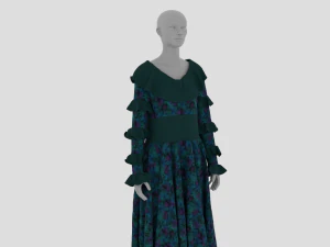 Vestido Feminino - Roupas Femininas Modelo 3D