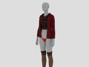 Abito da donna - Abbigliamento femminile Modello 3D