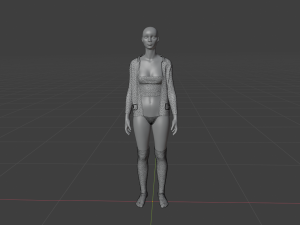 Womens Dress - Female Outfit Clothes 3D Модель