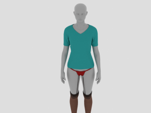 Womens Dress - Female Outfit Clothes 3D Model
