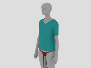 Womens Dress - Female Outfit Clothes 3D Model
