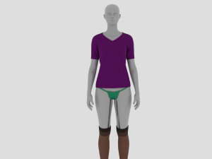 Womens Dress - Female Outfit Clothes Modelo 3D