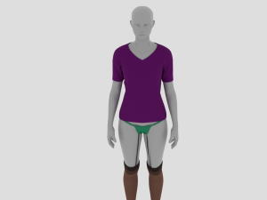 Womens Dress - Female Outfit Clothes 3D Model