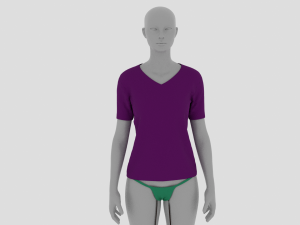 Womens Dress - Female Outfit Clothes 3D Model