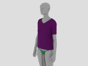Womens Dress - Female Outfit Clothes 3D Model