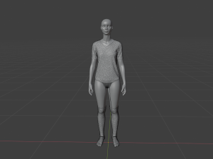 Womens Dress - Female Outfit Clothes 3D Model