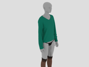 Womens Dress - Female Outfit Clothes Model 3D