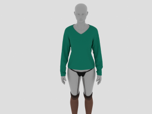 Womens Dress - Female Outfit Clothes Model 3D