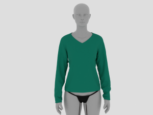 Womens Dress - Female Outfit Clothes Model 3D