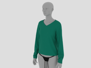 Womens Dress - Female Outfit Clothes Model 3D