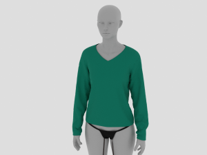 Womens Dress - Female Outfit Clothes Model 3D
