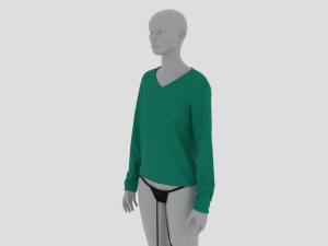 Womens Dress - Female Outfit Clothes Model 3D